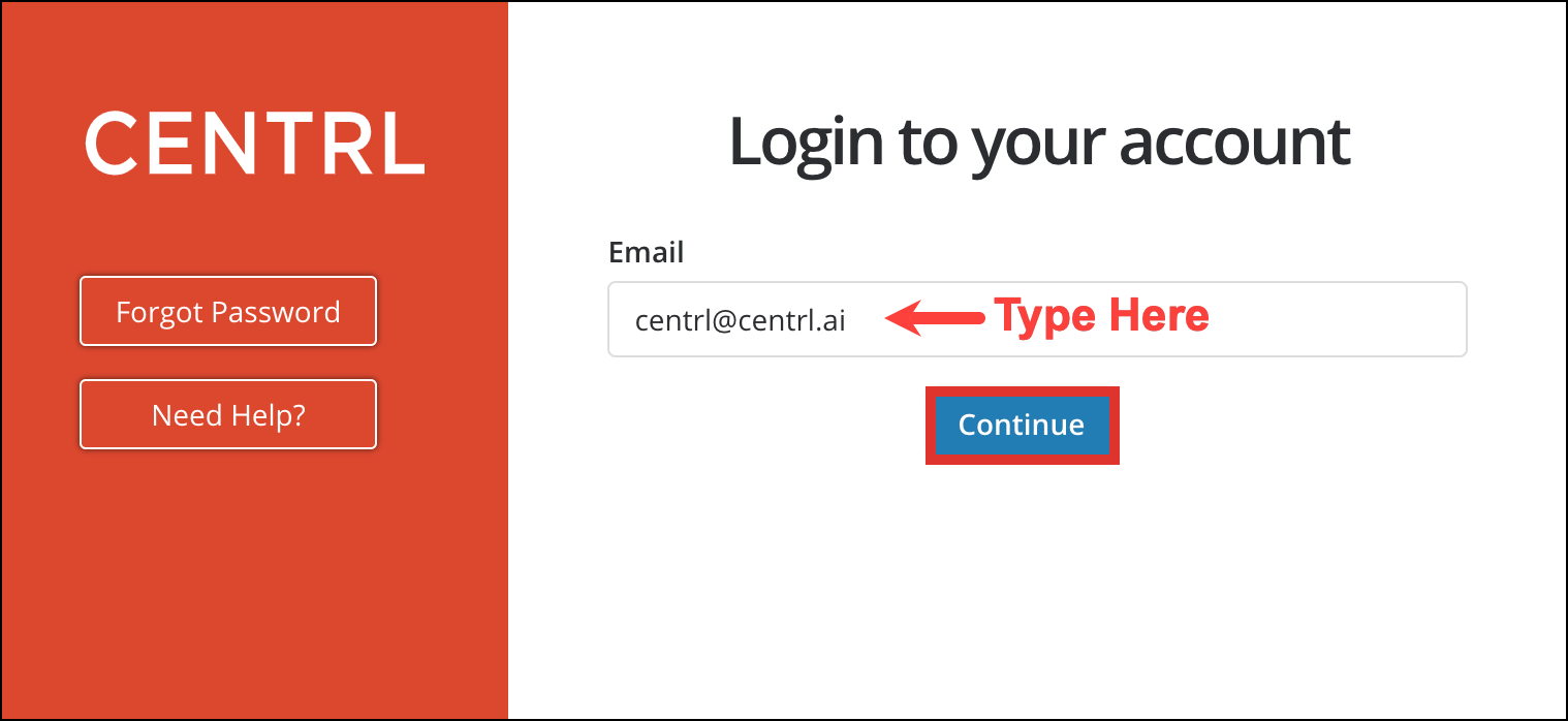 LOGGING IN TO THE PLATFORM visual data 5