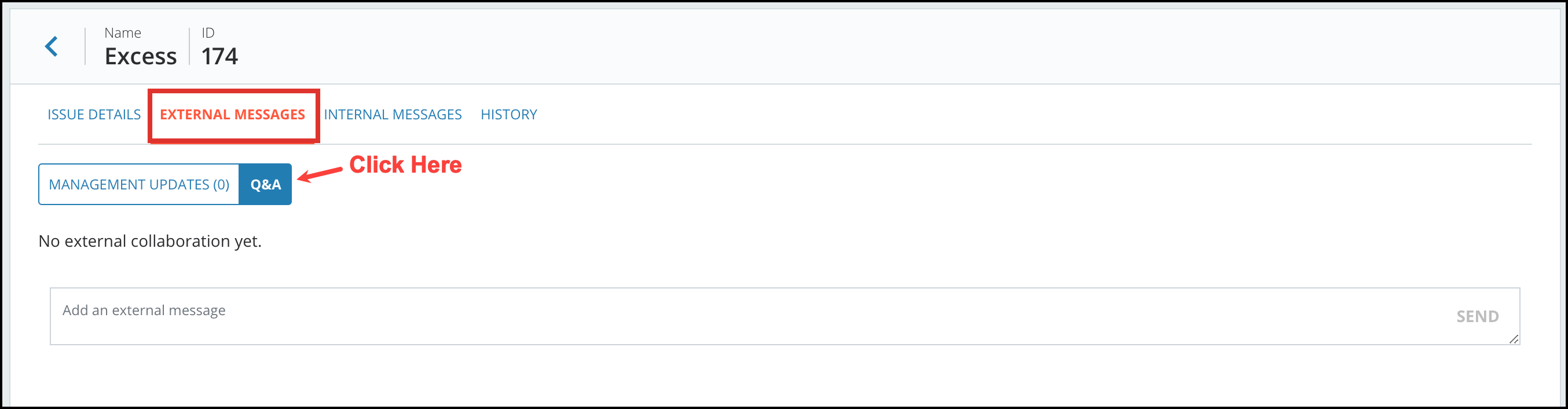 External Messaging for Issues 2