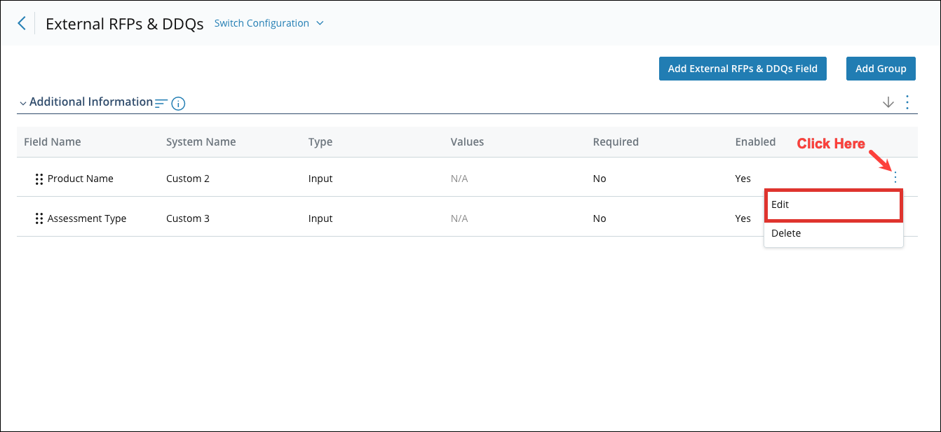 Configuring Questionnaire Fields 5