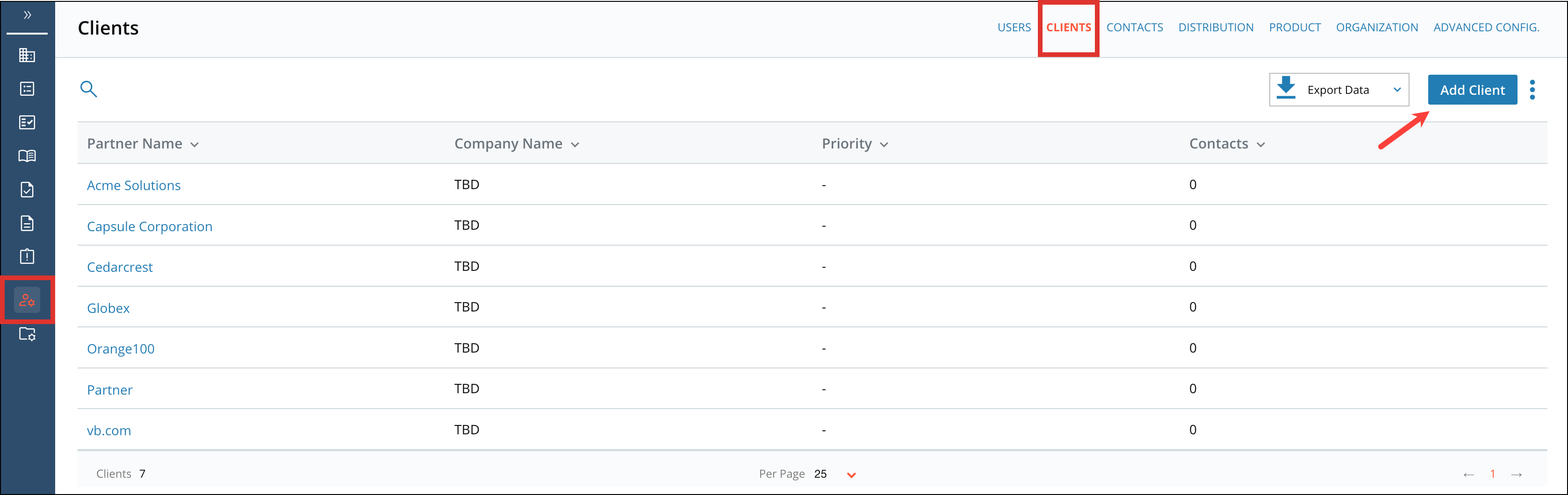 Adding an External Partner from the System Admin Module 1[R360]