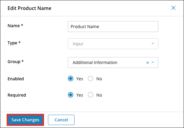 Configuring Questionnaire Fields 6