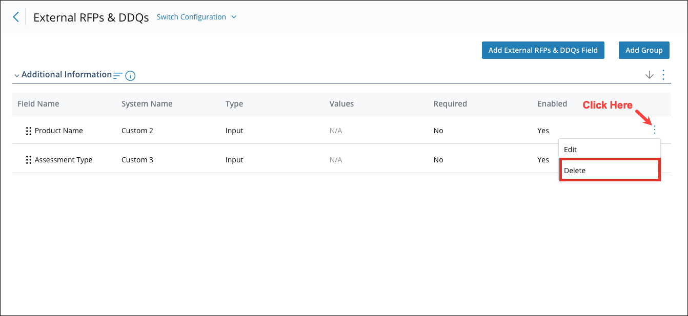 Configuring Questionnaire Fields 7
