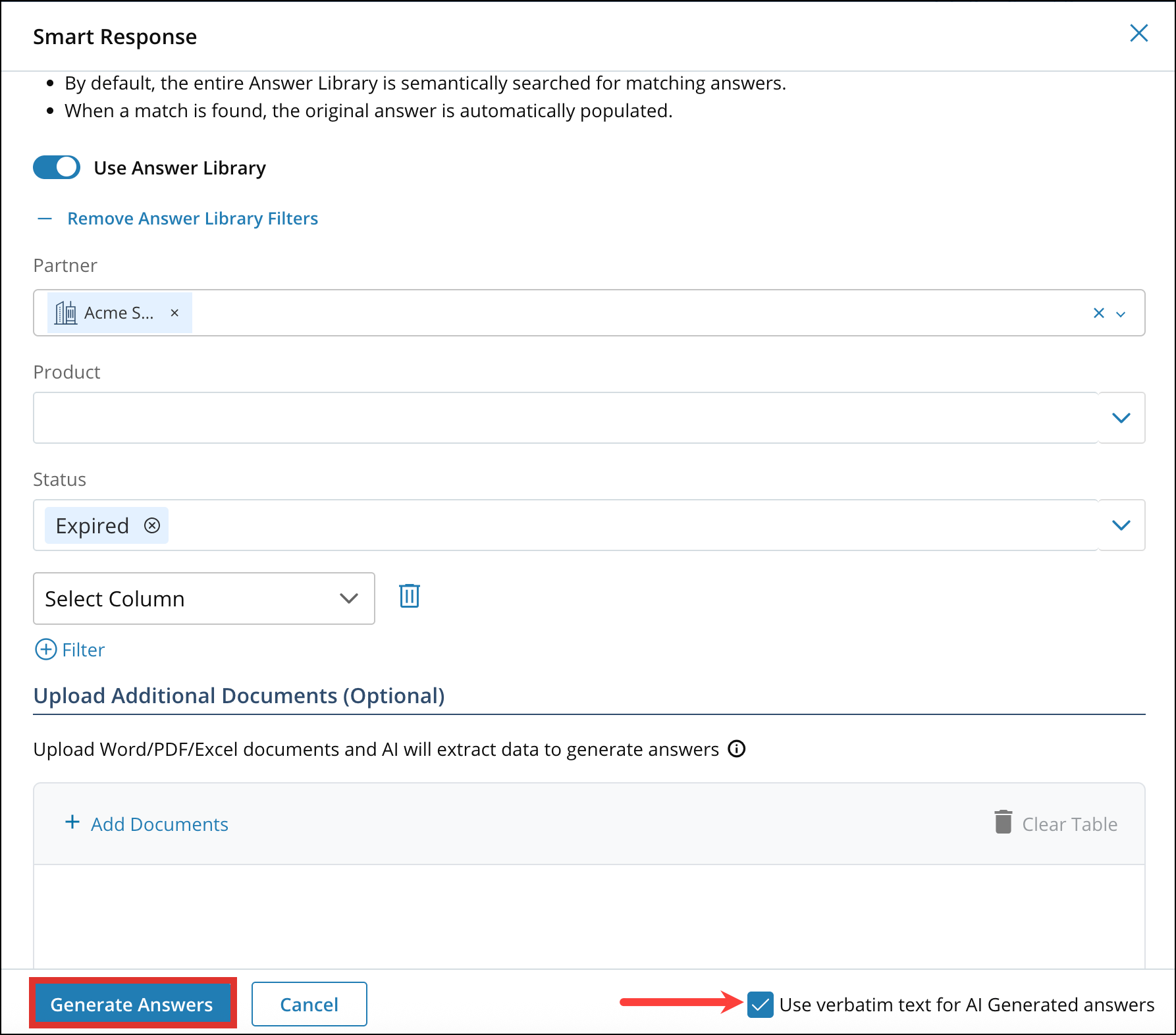 Answering Questionnaires with Smart Response 11[R360]