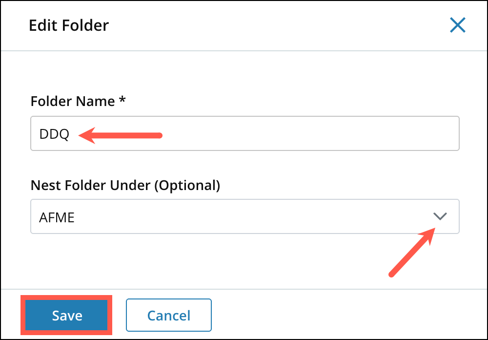 Creating and Managing Answer Library Folders 10