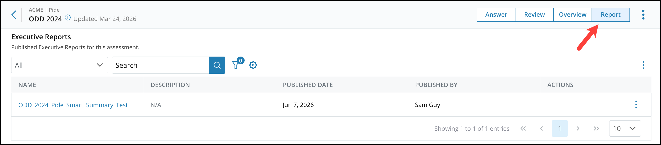 Viewing Shared Executive Reports 2 (R360)
