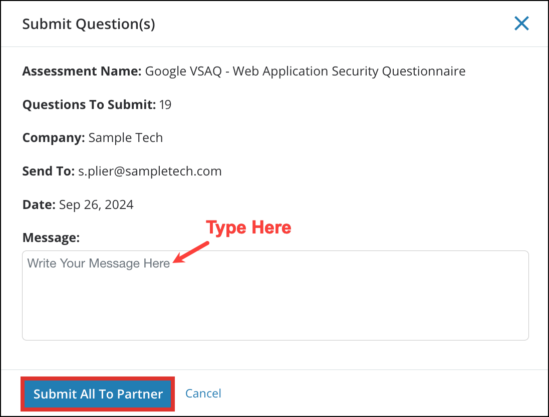 Submitting Answers Back to your External Partner 2[R360]